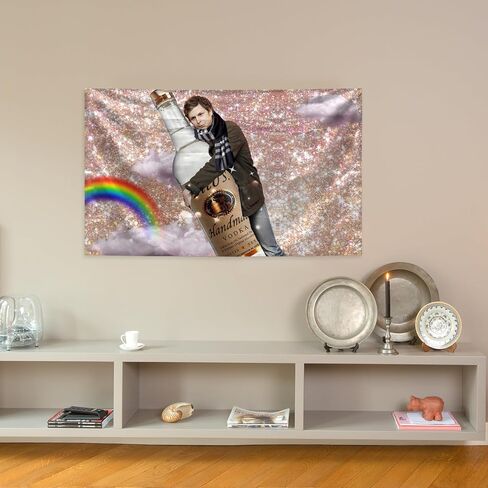 BanBE Fun Musician Michael Tapestry 3X5 قدم نسيج خلفية عنبر ديكور المنزل متاح في الداخل والخارج in Kuwait
