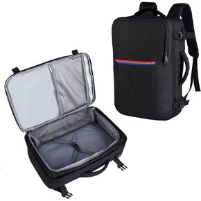 MAYMOONER Travel Backpack for Men Women Flight Approved Carry on Backpack Gym Overnight Luggage Laptop Daypack College School Bookbag Waterproof Business Grey