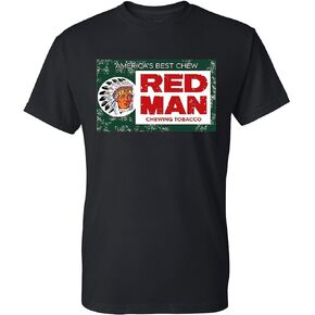 Red Man Chewing Vintage Style T-Shirt Redman Retro Classic Men's Tee Shirt