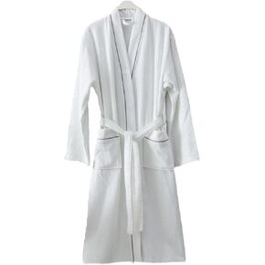 BROTHER'S GLOBAL Piano Kimono Unisex Bathrobe, Robe, 100% Cotton, Turkish Premium, Unisex Bathrobe, Soft Long Lasting, Ultra Absorbent, Quick Dry, Quality Fabric, Bath, Hotel and Spa