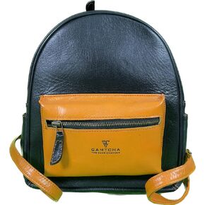 GAMTCHA 100% Full grain Leather Mini backpack bag- College Work Travel-Fits iPad 9.7