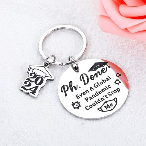 PhD Graduation Gifts for Him Her Funny Graduation Keychain Class of 2024 Grad Gift for Women Men MBA MSW Masters Degree College Graduation Present for Nursing Law School Pharmacist Son Daughter Friend in Saudi Arabia