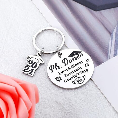 PhD Graduation Gifts for Him Her Funny Graduation Keychain Class of 2024 Grad Gift for Women Men MBA MSW Masters Degree College Graduation Present for Nursing Law School Pharmacist Son Daughter Friend in Saudi Arabia