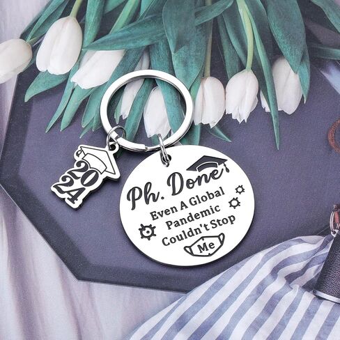 PhD Graduation Gifts for Him Her Funny Graduation Keychain Class of 2024 Grad Gift for Women Men MBA MSW Masters Degree College Graduation Present for Nursing Law School Pharmacist Son Daughter Friend in Saudi Arabia