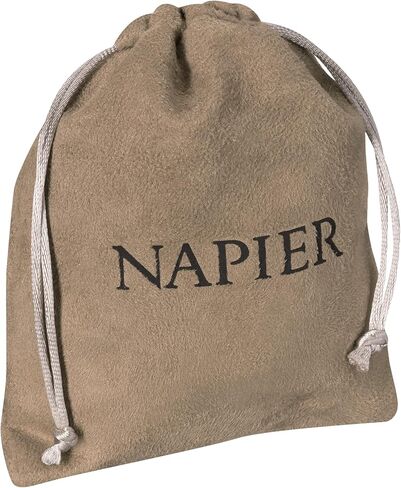 Napier Women's Color Declaration, Silver Tone Clear Crystal Glass Leverback Drop Earrings in Kuwait