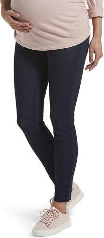 HUE Women's Ultra Soft Denim Maternity Skimmer Legging in Saudi Arabia