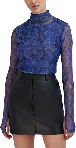 BCBGeneration Women's Long Sleeve Mock Neck Pullover Knit Top in Saudi Arabia