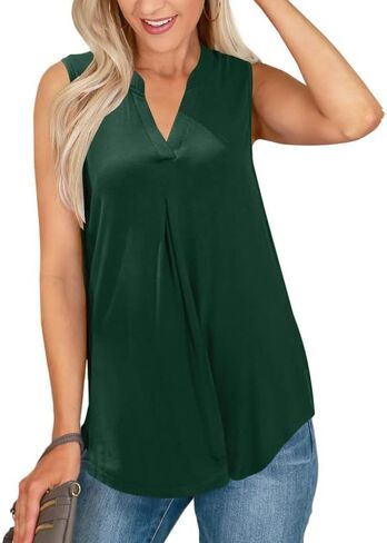 سبيدهيل بلايز حفر شيفون صيفية برقبة شكل V للنساء in Kuwait