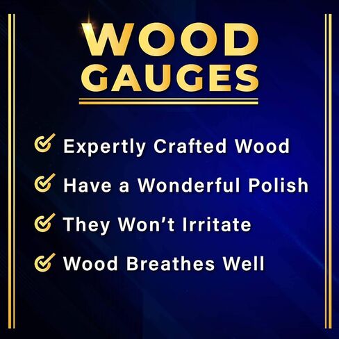 2 أزواج التمر الهندي الخشب دوامة لفائف تفتق المتوسع ثقب المجوهرات الأذن تمتد القرط مقاييس الفص اثنين حجم المقابس in Kuwait