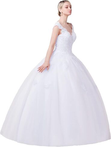 Quinceanera Dresses Lace Prom Ball Gown Sweet 16 Princess Dresses in Saudi Arabia