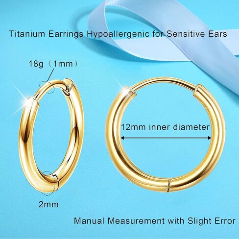 FASACCO 5 أزواج G23 طقم أقراط من التيتانيوم لثقب متعدد أقراط لا تسبب الحساسية 2 مم 3 مم تشيكوسلوفاكيا الكرة مسمار مجموعة الأقراط in Kuwait