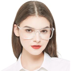 4 Pack Retro Oversized Square Reading Glasses for Women Trendy Style Readers 1.0 1.5 2.0 2.5 3.0 3.5 4.0 5.0 6.0