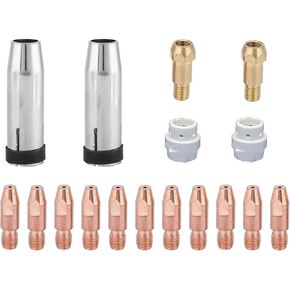 Contact Tip, Nozzle, Diffuser, Tip Holder Kit fits Eastwood Elite MP250i & Eastwood Mig 250 Welder 21180 MB (16 PCS - .035" KIT)