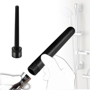 Enema Nozzle Kit Colon System Cleaner, 2 Piece Travel Enema Shower System Unisex Portable Cleaning Kit Colon System Shower Cleaner for Most Shower Systems Plumbing Fittings ABS Rust Free