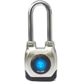 eGeeTouch قفل ذكي خارجي من الجيل الرابع، مقاوم للطقس، تصميم متين للاستخدام التجاري، بلوتوث c/w NFC Fob (تكبل طويل)