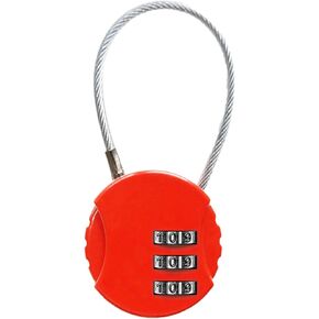 Combination Lock 3 Digit Gym Lock Waterproof Padlock Resettable Bag Luggage Gate Lock Outdoor Combination Fence Lock for School Locker Travel Toolbox Storage Combination Padlocks (Grass Green)