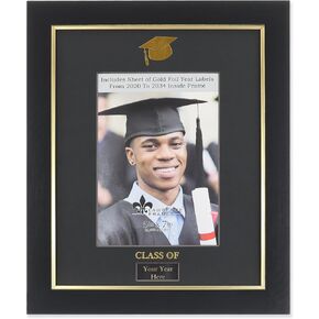 Lawrence Frames Black Graduation Frame - Customizable Year - Class of - 5x7