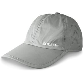 Sukeen Sports Baseball Cap Men Women Lightweight Quick Dry Running Cap Long Bill Sun Hat for Outdoors, Adjustable Fit