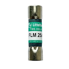 New FLM 25A FLM025 FLM-25 FLM-25A 250Vac Time Delay Fuse, Pack of 10