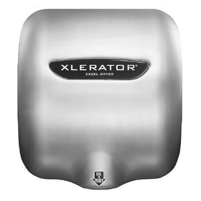XLERATOR Hand Dryer with Electrostatic HEPA Filtration (eHEPA) with 1.1 Noise Reduction Nozzle for Government, Industrial and Commercial Restrooms, 12.2 Amps 110-120 Volts, XL-SB-H-1.1N-110V