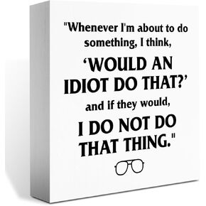 You Miss 100% Of The Shots You Dont Take Sign, Motivational Office Desk Decor Apartment Cubicle Shelf Decor, TV Show Office Gifts for Coworkers Boss Michael Office Scott Fans 5 X 5 Inch