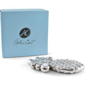 Arthur Court Pineapple Tropical Napkin Weight Heavy Aluminum Alloy 4 inch x 2 inch in Kuwait