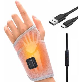 Wrist Warmer - Electric Heating Pad for Wrist and Hand, Auto Shut Off, 10s Fast Heat