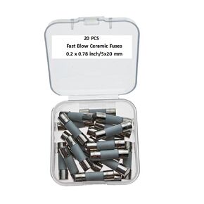 F0.1A, 0.1A, F0.1A Fuse, F0.1A250V, F0.1A250V Fuses, F0.1A250V, F0.1A250V Fuse, 0.1A Fuses, 0.1A Fuse, 0.1A250V, 0.1A250V Fuse, 0.1Amp 250v fuse, F0.1Amp250V, Fast Blow Ceramic Fuses 5*20MM (20 pcs)