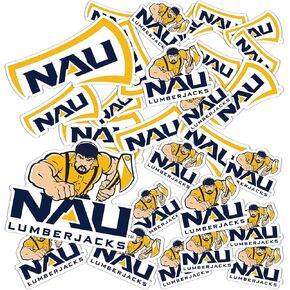 Desert Cactus Northern Arizona University Stickers Lumberjacks NAU Vinyl Decals Laptop Water Bottle Car Scrapbook T1 (Type 1-1)