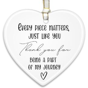 Be proud of The workyou do, Encouragement Gift, Ornament Motivational Gift, Motivation Gift for Her, Ceramic Heart Keepsake, Best Friend Keepsake Gift
