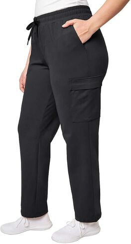 Mondetta Ladies' Straight Leg Cargo Pant, Tibetan Red in Saudi Arabia