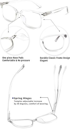 FEISEDY Reading Glasses Blue Light Blocking Reader Glasses with Spring Temples B2566 in Saudi Arabia
