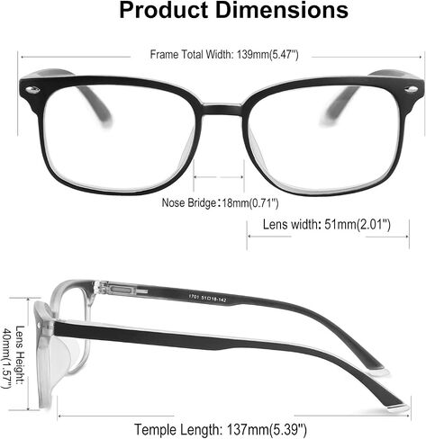 FEISEDY Reading Glasses Blue Light Blocking Reader Glasses with Spring Temples B2566 in Saudi Arabia