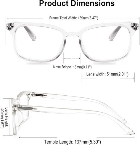 FEISEDY Reading Glasses Blue Light Blocking Reader Glasses with Spring Temples B2566 in Saudi Arabia