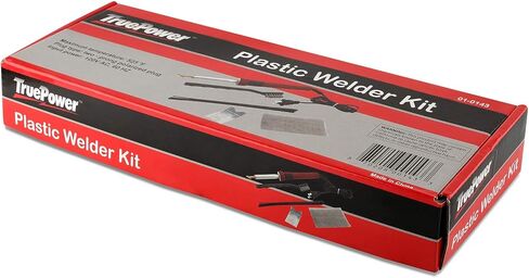 Plastic Welding Kit with Plastic Welder, Rods, Reinforcing Mesh, Hot Iron Stand, Wire Brush, 80 Watt, 120V - For DIY, Arts and Crafts, Car Bumper, Dashboard, Kayak, Canoe, Professional Surface Repair in Kuwait