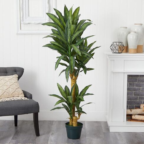 Nearly Natural 5ft. Yucca Silk Plant, Green in Saudi Arabia