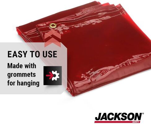 Jackson Safety Welding Curtain - Transparent Welding Screen - Multiple Colors & Sizes in Saudi Arabia