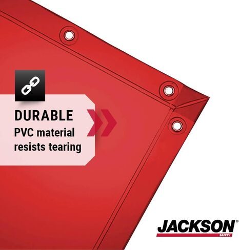 Jackson Safety Welding Curtain - Transparent Welding Screen - Multiple Colors & Sizes in Saudi Arabia