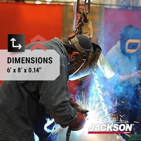 Jackson Safety Welding Curtain - Transparent Welding Screen - Multiple Colors & Sizes in Saudi Arabia