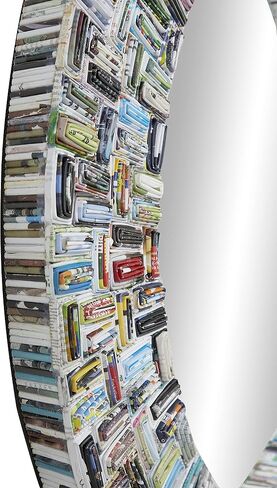Deco 79 Wall Mirror, 38"L x 2"W x 47"H, Multi in Saudi Arabia