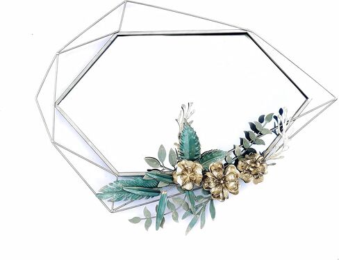 Large Gold Sunburst Wall Mirror Decor - 27 Decorative Hanging Round Mirror for Living Room, Bedroom, Bathroom - Espejos Para Dormitorio, Big Mirrors, Espejo for Wall Decor in Saudi Arabia