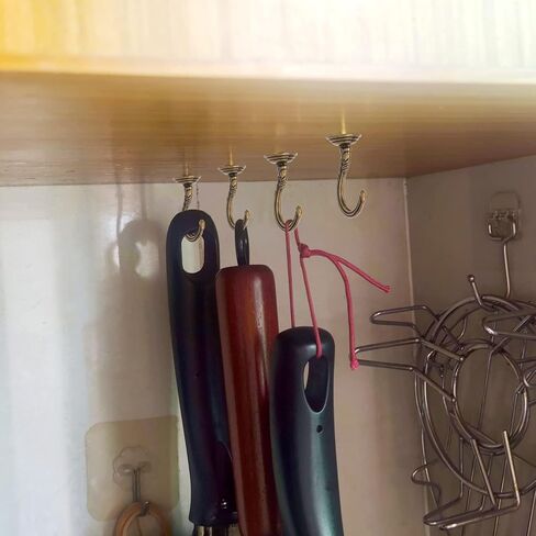 خطافات خطافات للسقف على الحائط عتيقة (عبوة من 24 قطعة برونزية) in Kuwait