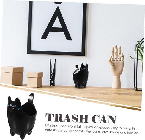 PRETYZOOM Small Garbage Bucket Desk Trash Can Mini Trash Can for Desk Pen Holder Desk Mini Waste Bucket Desk Garbage Container Tiny Garbage Container Small Waste Bucket Desktop Waste Bucket in Saudi Arabia