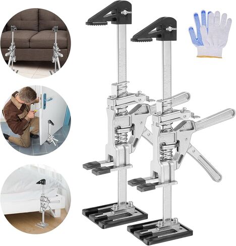 15.5 بوصة رافعة ذراع توفير العمالة 2 حزمة 400 رطل، وضعان للسرعة، أداة رفع يدوية من الألومنيوم، أداة رفع جاك 9 بوصة، تركيب الأثاث، أدوات النجارة، محدد موقع بلاط الحائط in Kuwait