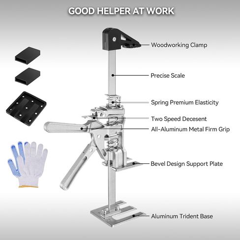 15.5 بوصة رافعة ذراع توفير العمالة 2 حزمة 400 رطل، وضعان للسرعة، أداة رفع يدوية من الألومنيوم، أداة رفع جاك 9 بوصة، تركيب الأثاث، أدوات النجارة، محدد موقع بلاط الحائط in Kuwait