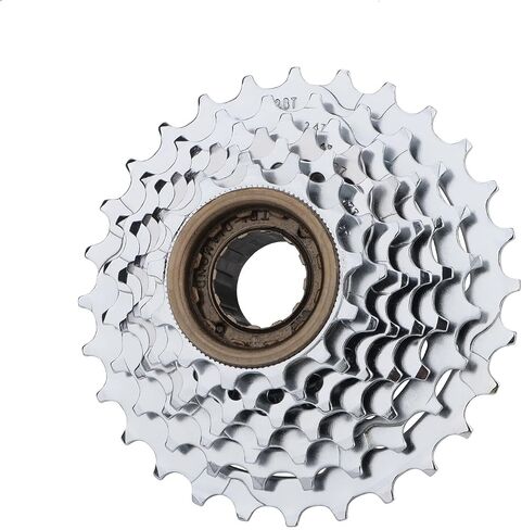 Himiway 1/7 Speed Bike Freewheel 18T/14-28T Fixed Gear Freewheel Bike Flywheel Compatible with 1/2 x 1/8 One-Speed Bicycle Freewheel Threaded Type Freehub Replacement Parts in Saudi Arabia