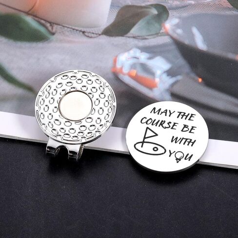 Golf Gifts for Men, Golf Balls Marker Hat Clip Gifts for Men Birthday Gifts for Men Boyfriend Husband Son Dad Grandpa Boss Golf Lovers Anniversary for Him Golf Accessories for Men Christmas Valentines in Saudi Arabia