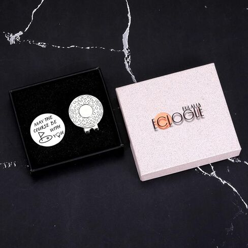 Golf Gifts for Men, Golf Balls Marker Hat Clip Gifts for Men Birthday Gifts for Men Boyfriend Husband Son Dad Grandpa Boss Golf Lovers Anniversary for Him Golf Accessories for Men Christmas Valentines in Saudi Arabia