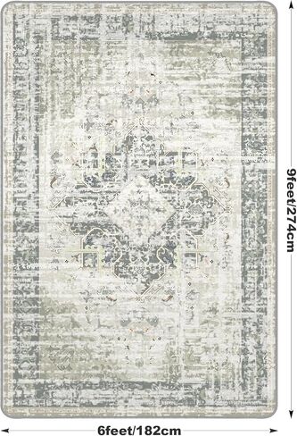 2x6 Runner Rug - Hallway Runner Rug Non Slip, Washable Runner Rug, Runner Rug for Entryway Indoor Hallway in Saudi Arabia