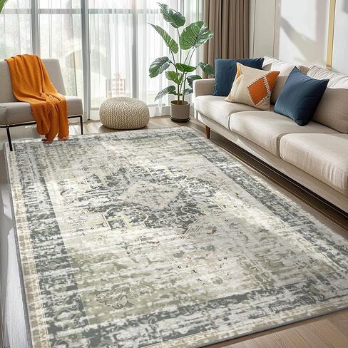 2x6 Runner Rug - Hallway Runner Rug Non Slip, Washable Runner Rug, Runner Rug for Entryway Indoor Hallway in Saudi Arabia